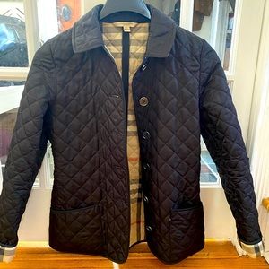 Womens Burberry quilted jacket